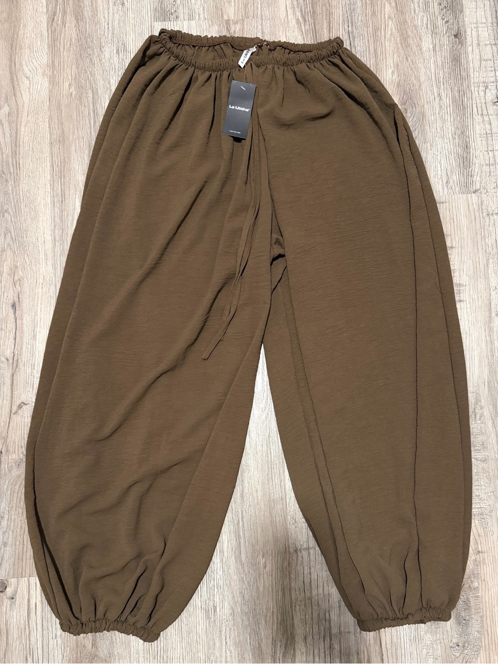 Brown Balloon Pants
